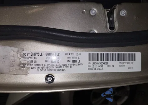 2010 Dodge Caliber Sxt z USA, uszkodzony, nr VIN 1B3CB4HA3AD540126